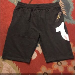 Authentic True Religion Logo Sweat Shorts NWT!